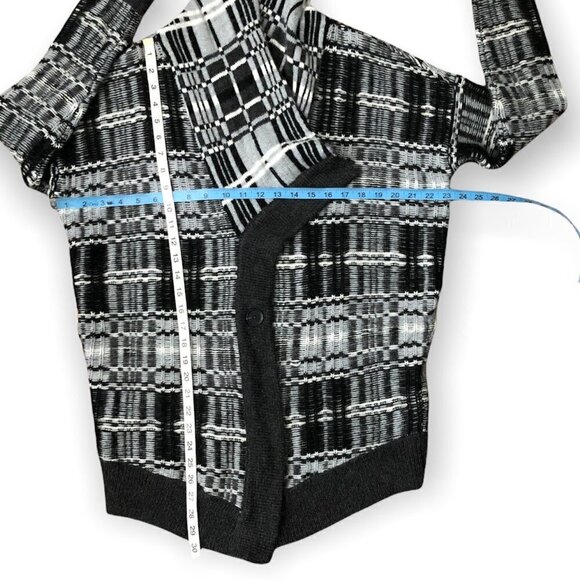 VICTORIA'S SECRET Cardigan Women's Oversized XS Black Mohair Wool Long Sweater - Picture 3 of 10